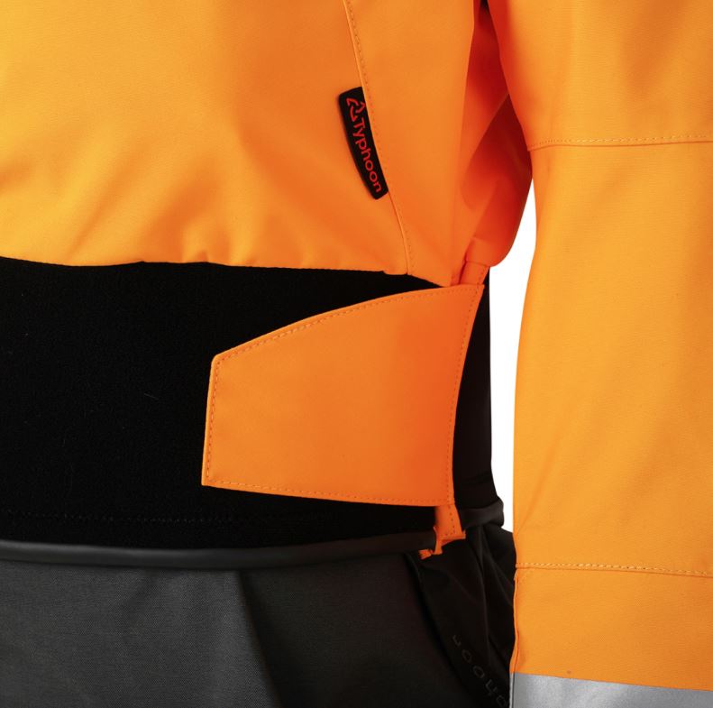 Typhoon Mens Sea Kayak Hinge Entry Drysuit Tangerine/Grey Drysuit