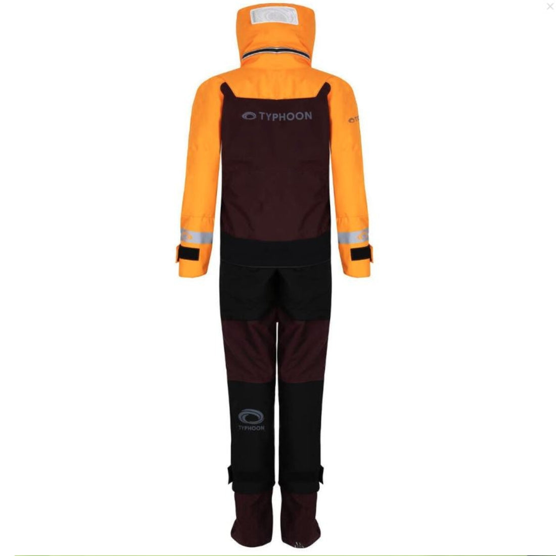 Typhoon Womens Sea Kayak Hinge Entry Drysuit Tangerine/Plum Drysuit