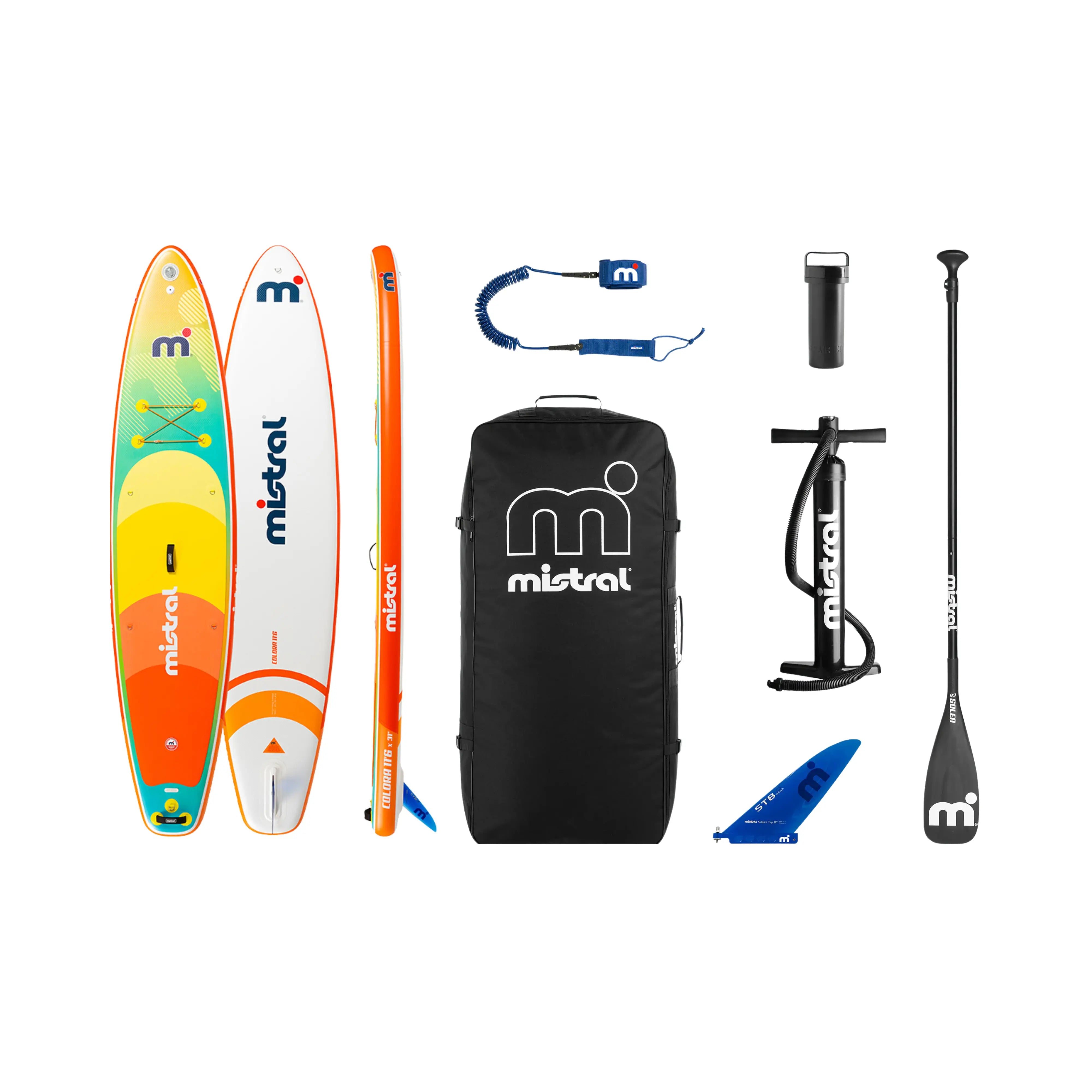 Mistral Colora 11'6 Inflatable SUP Family Package Stand Up Paddleboard