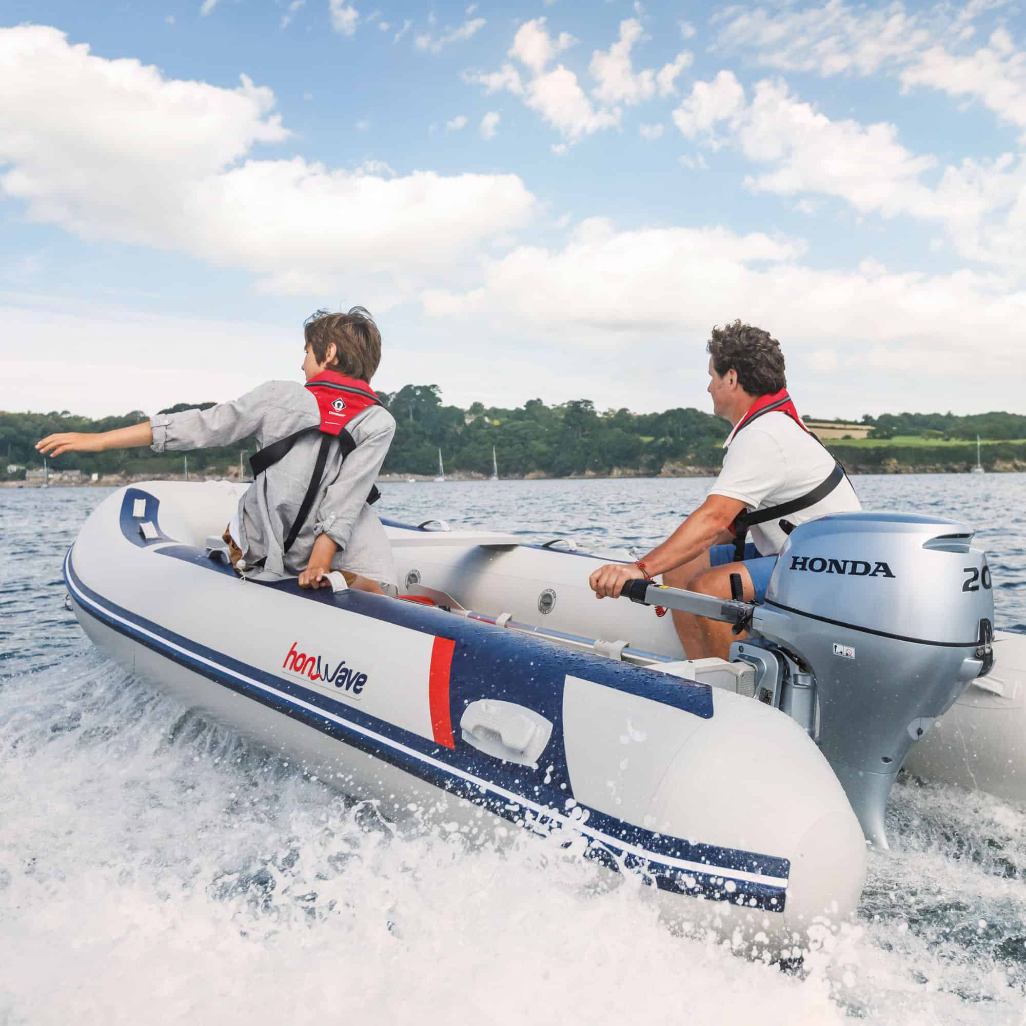 Honwave T25 AE Aluminium Floor with Air Keel Inflatable Boat