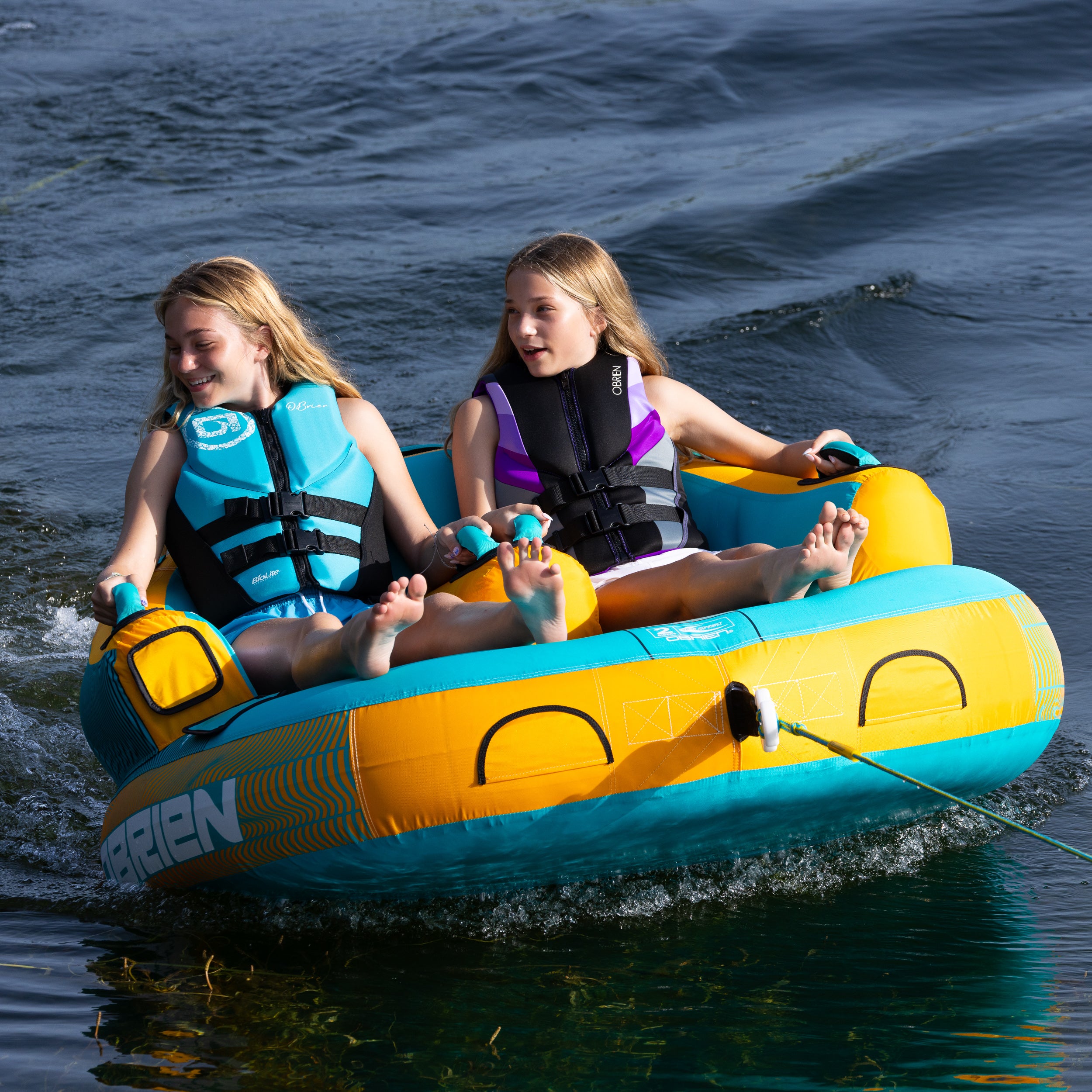 O'Brien Barca 2 Tube Blue/Orange Tube