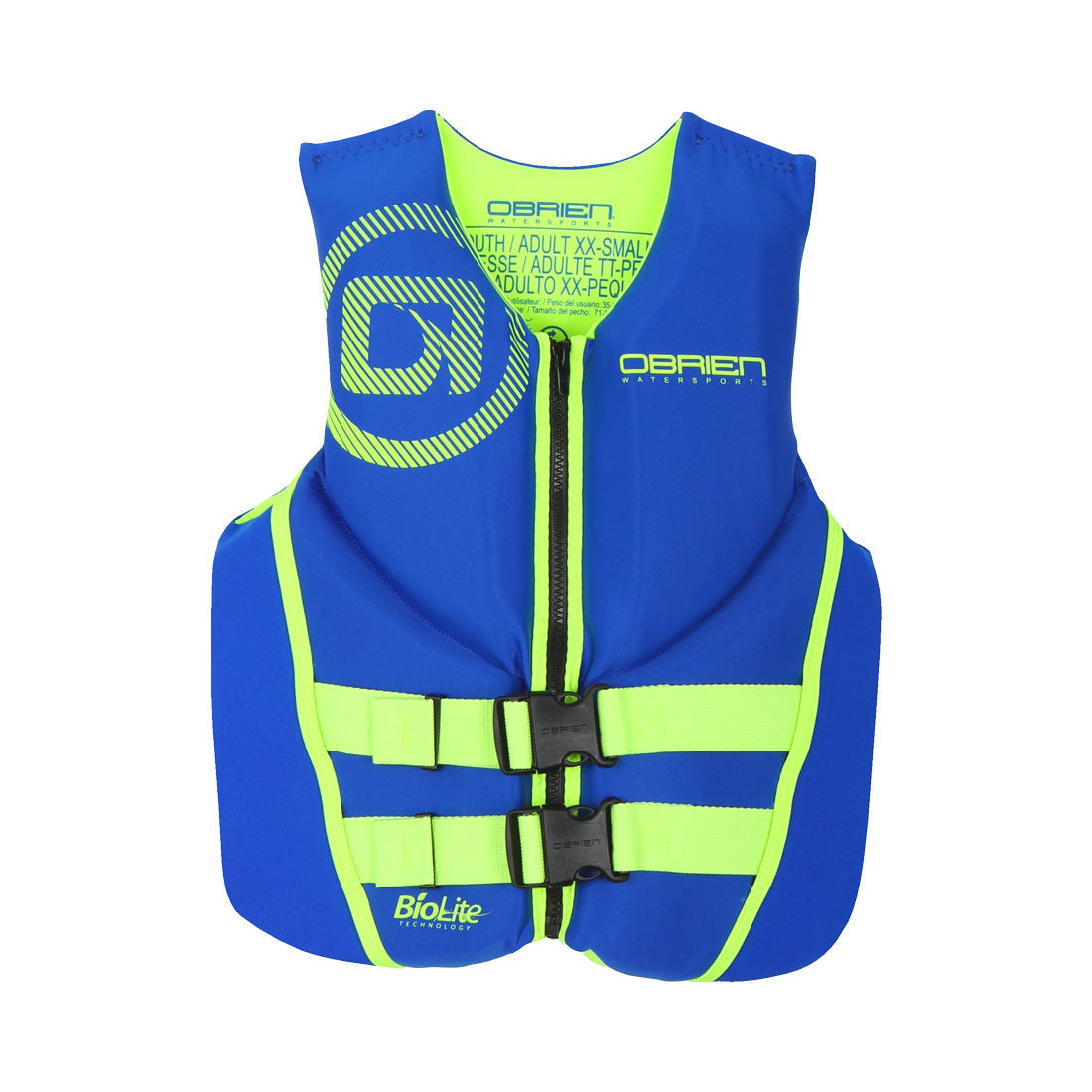 O'Brien Neoprene Vest Youth Blue Life Vest