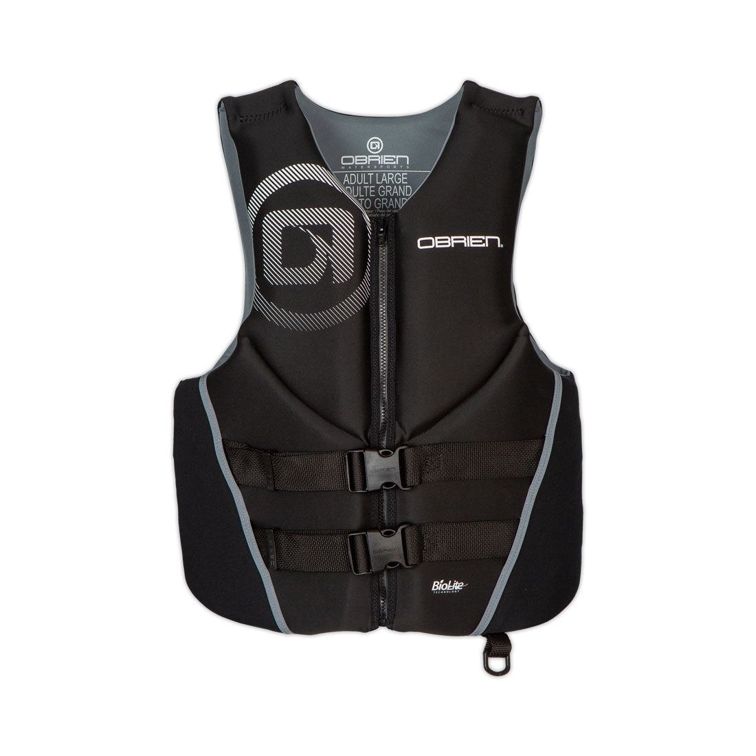 O'Brien Men's Traditional Life Jacket Black Life Jacket