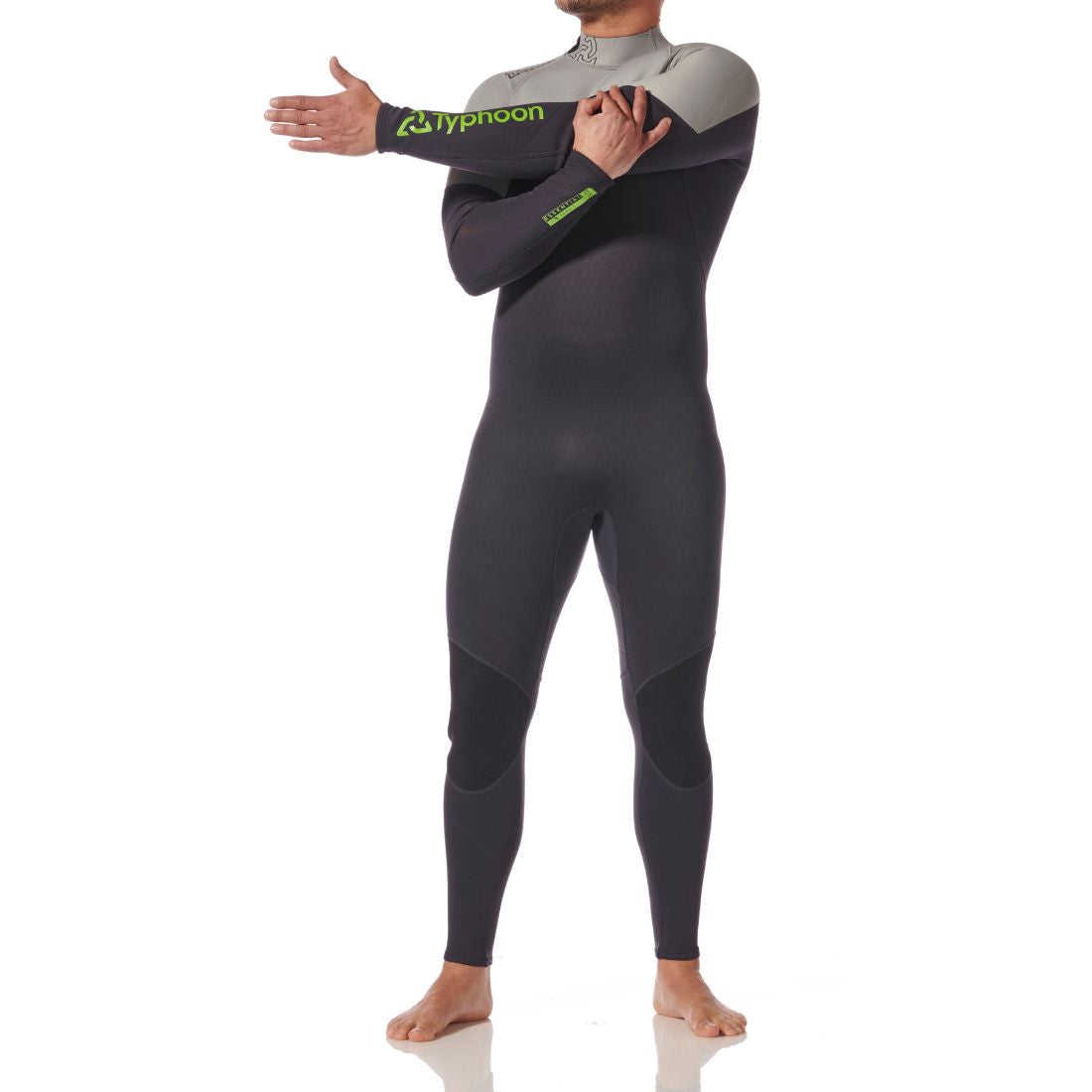 Typhoon Men's Essential 3/2mm Full Wetsuit BZ Graphite/Slate Men's Wetsuit