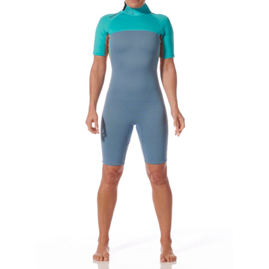 Typhoon Women's Essential 3/2mm Shorty Wetsuit BZ Azure/Nimbus Women's Wetsuit