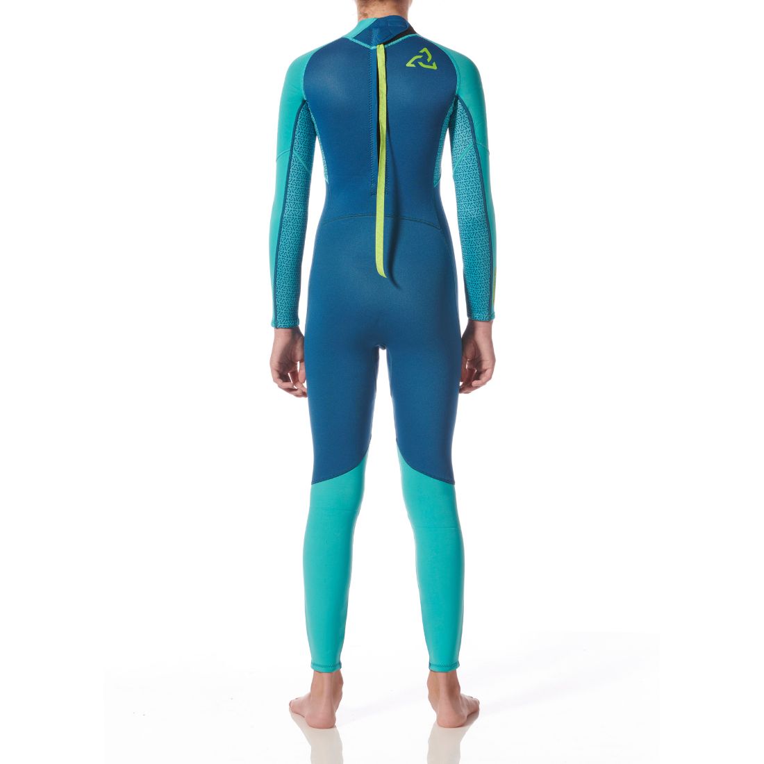 Typhoon Kid's Essential 3/2mm Full Wetsuit BZ Azure/Ocean Kids Wetsuit