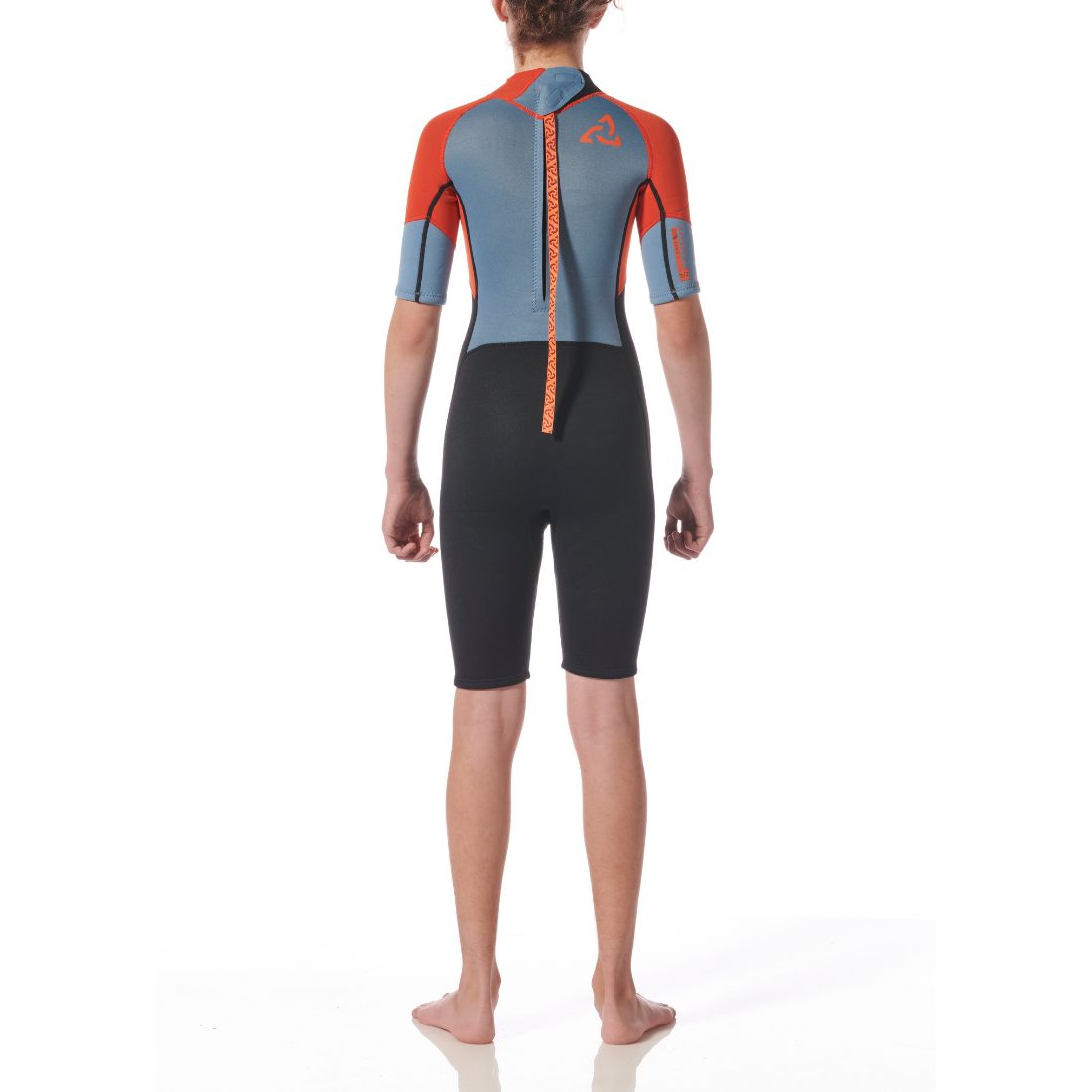 Typhoon Kids Essential 3/2mm Shorty Wetsuit BZ Ember/Black Kids Wetsuit