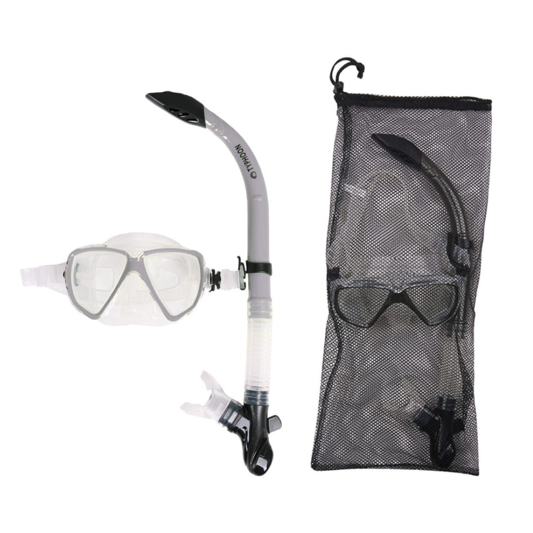 Typhoon Kids Mask & Snorkel Combo Set with Mesh Bag