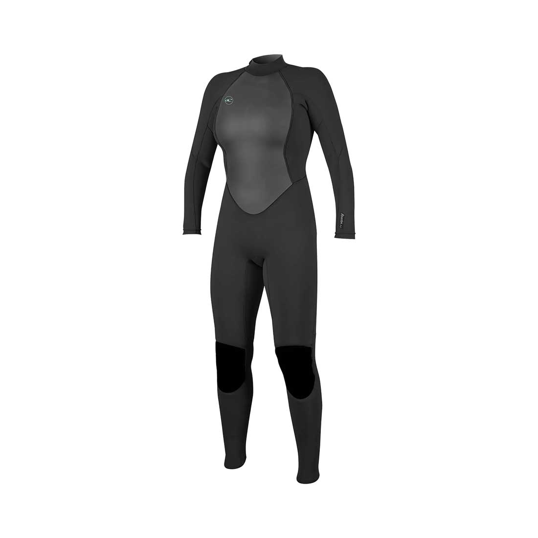 O'Neill Women's Reactor 2 3/2mm Back Zip Full Wetsuit Black/Black