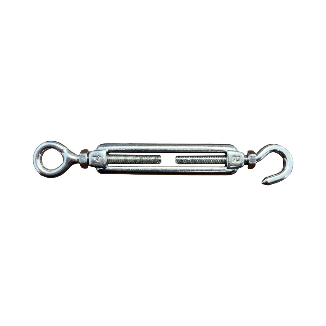 Boatworld Stainless Steel Open Body Turnbuckle 4mm Hook and Eye