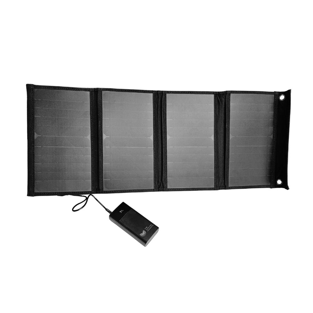 Solar Technology Hubi Portable Power Bank & 24W USB Solar Charger Bundle SMG