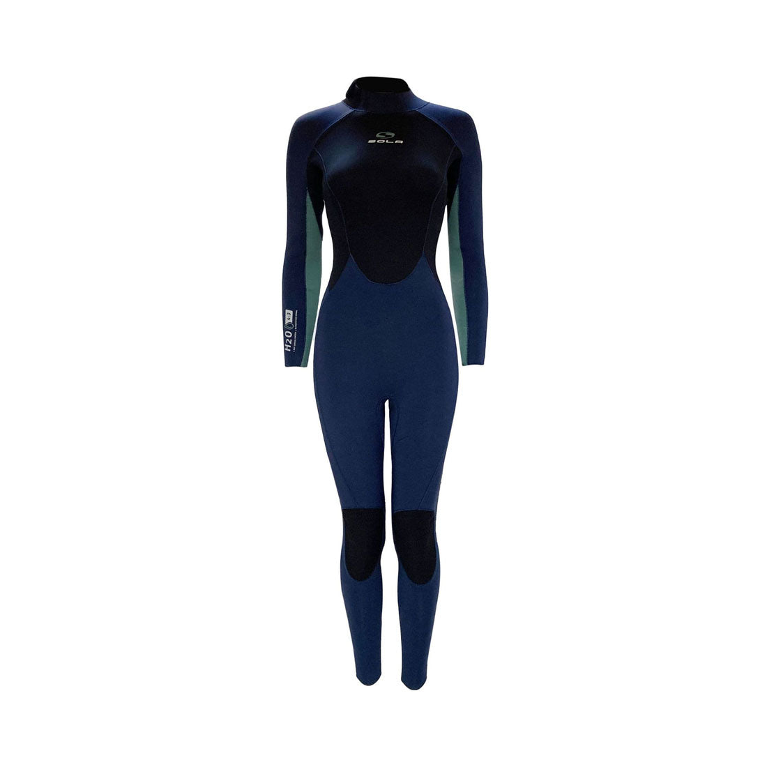 Sola Womens H20 4/3mm Full Wetsuit - Blue