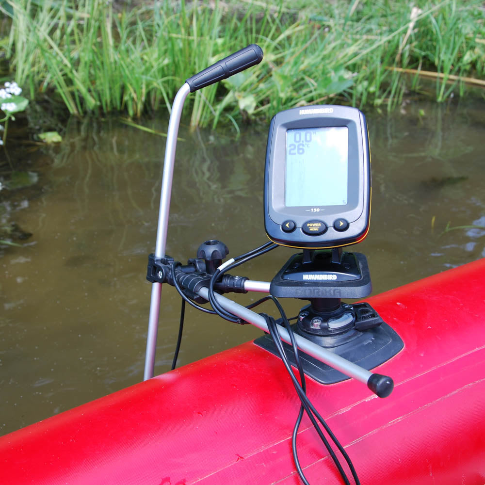 Borika FASTen Fishfinder Mount with Transducer Attachment and Mount Kit with Adjustable Arm