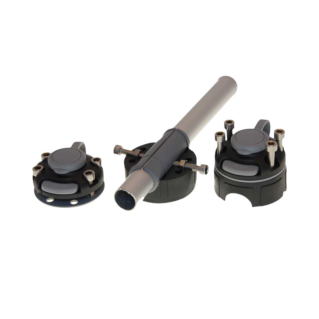 Borika FASTen Double Mount for Tubes and Rails 22-25mm