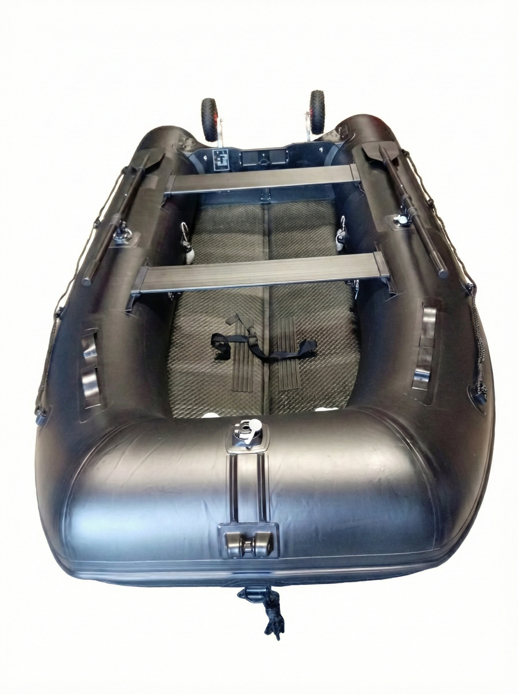Reconditioned Boatworld Explorer 320 with stainless steel launch wheels REC-018-A Inflatable Boat