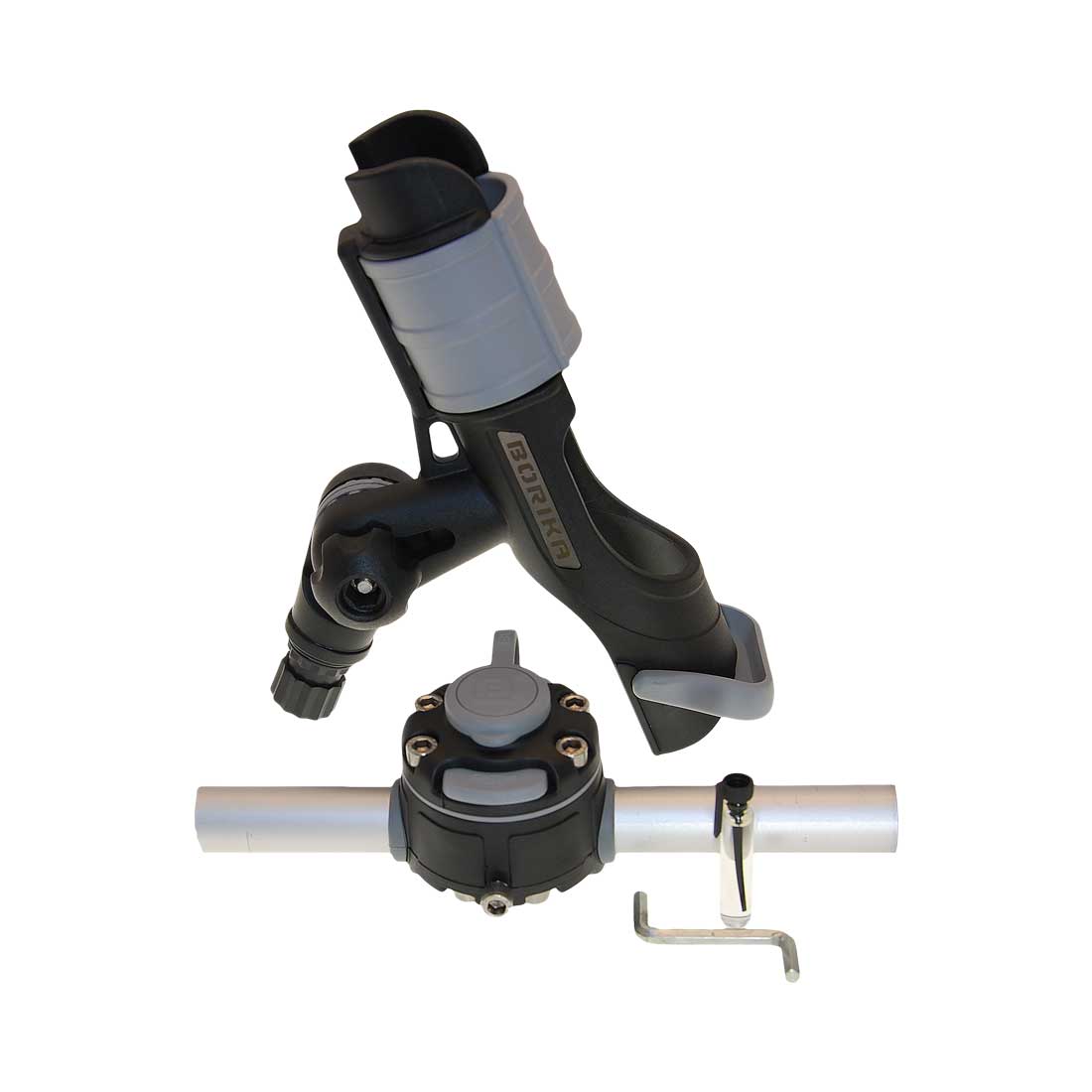 Borika FASTen Fishing Rod Holder with Mount for Tube 22-25mm