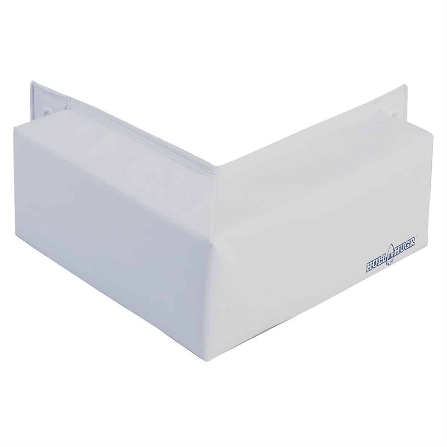 Hull Hugr Dock Corner Bumper 10 x 10 x 4 x 2.6in White