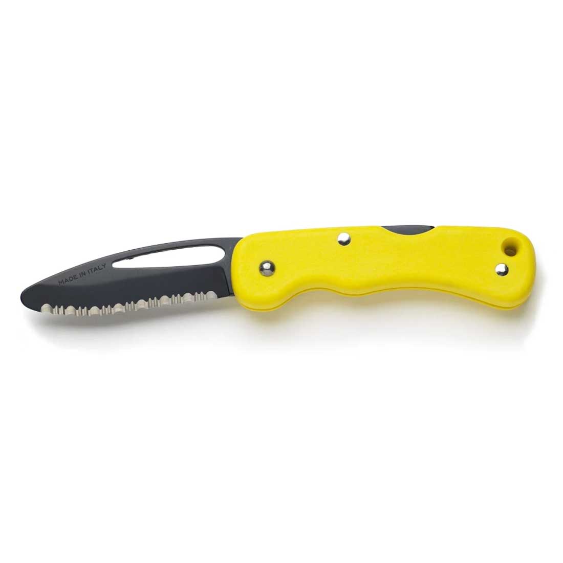 Whitby Safety/Rescue Lock Knife Yellow