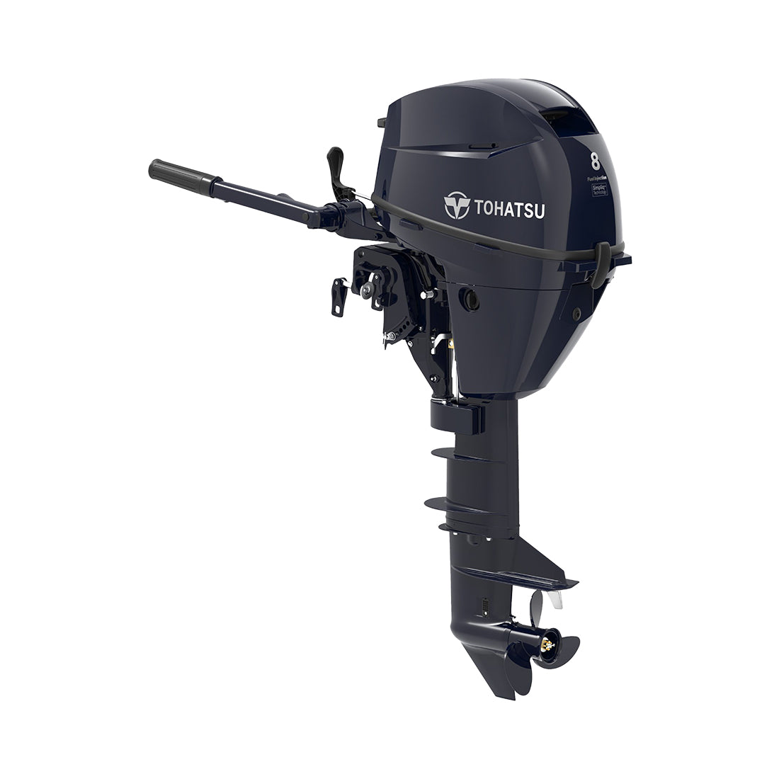 Tohatsu 8hp 4-Stroke Long Shaft EFI Outboard Engine