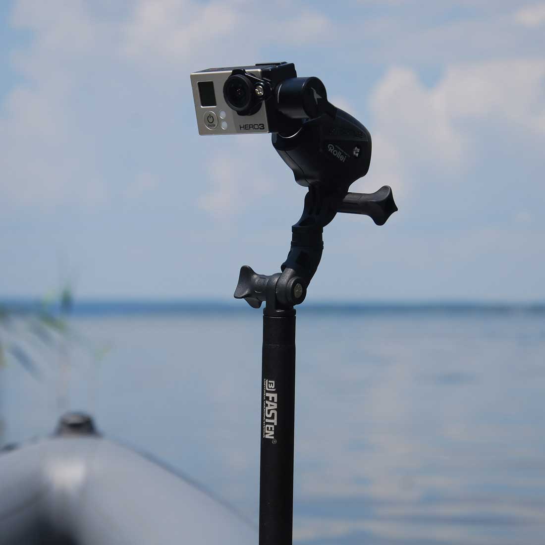 Borika FASTen Action Cameras Holder with Extention Pole (L — 400 mm)