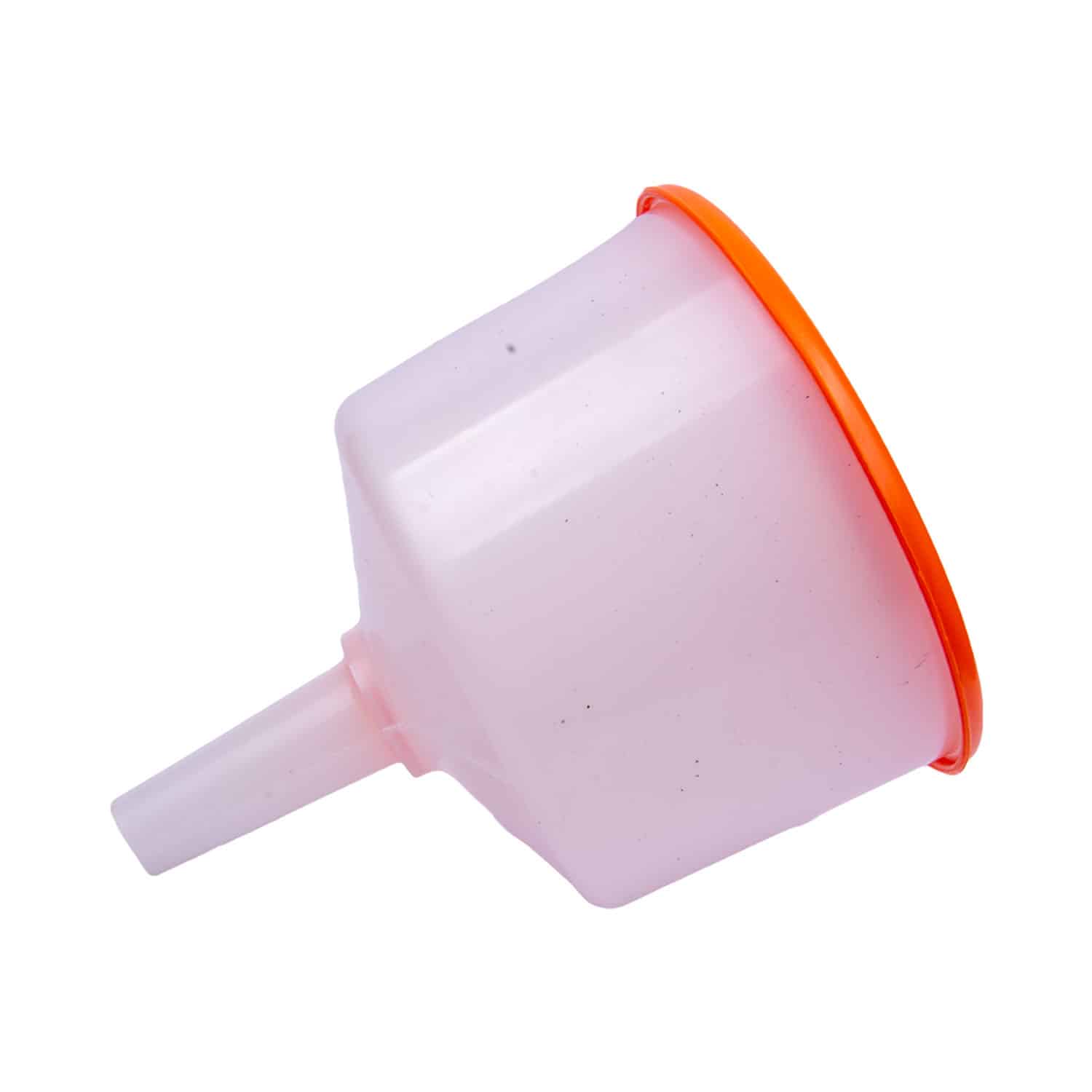 Boatworld Transparent Anti Splash Fuel Funnel Orange Rim