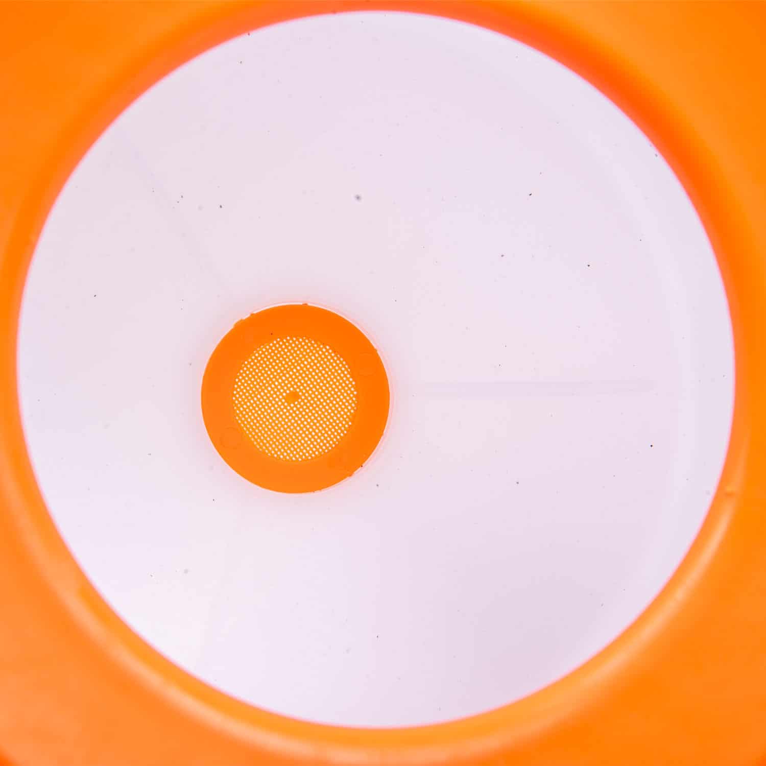 Boatworld Transparent Anti Splash Fuel Funnel Orange Rim