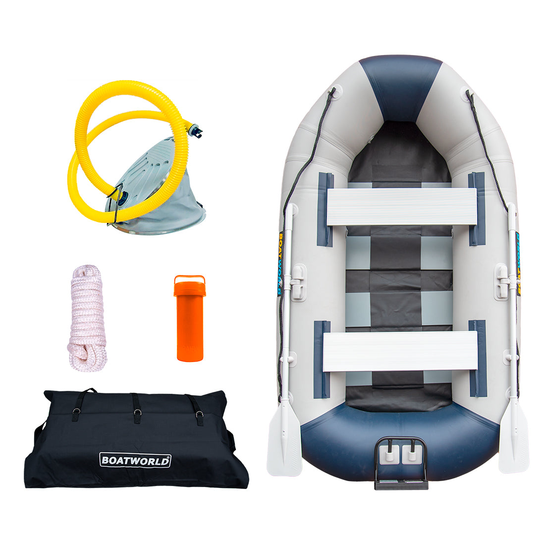 Reconditioned Boatworld Round Tail 230 REC-012-C Inflatable Boat