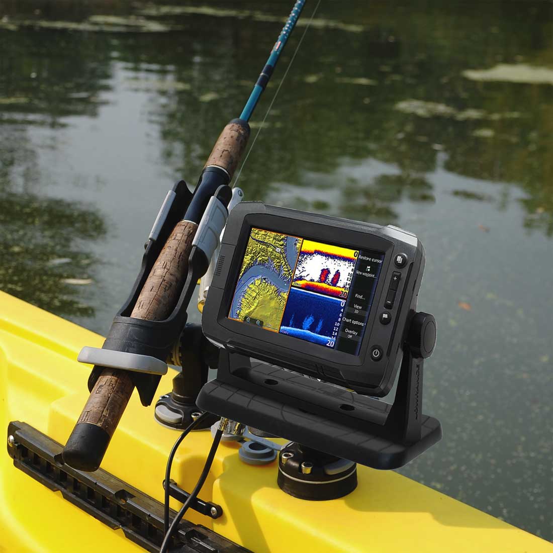 Borika FASTen Fish Finder Rotating Plate for 7-9in Screen