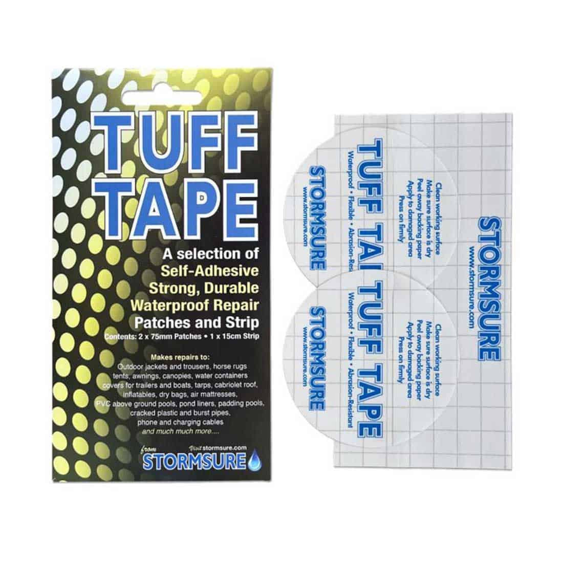 Stormsure 'Tuff Tape' Self Adhesive Waterproof Assorted Patches