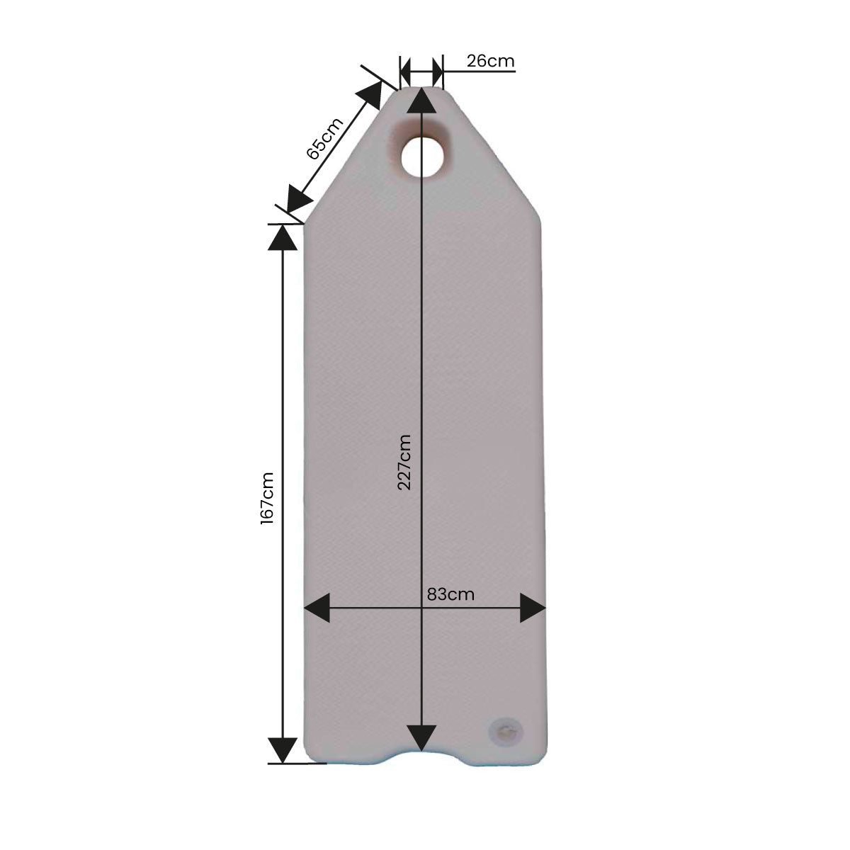 Boatworld 330 High Pressure Air Floor with Keel