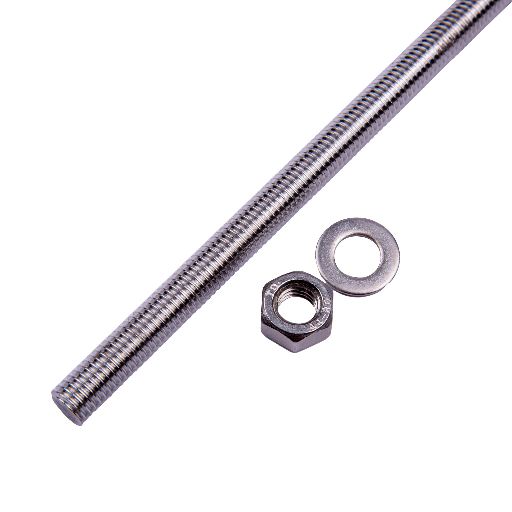 Boatworld Stainless Steel 6mm Eye Bolt Set with Nut and Washer