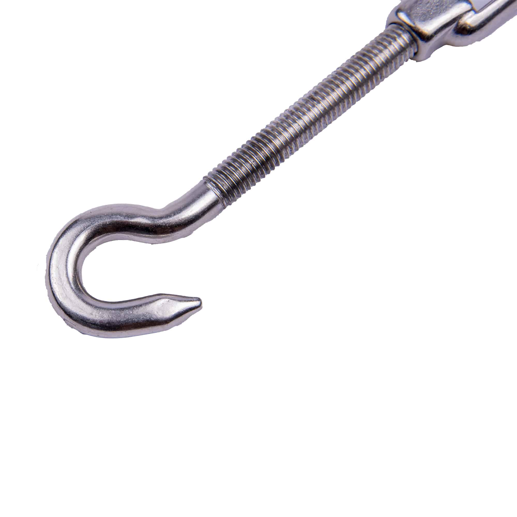 Boatworld Stainless Steel Open Body Turnbuckle 4mm Hook and Eye