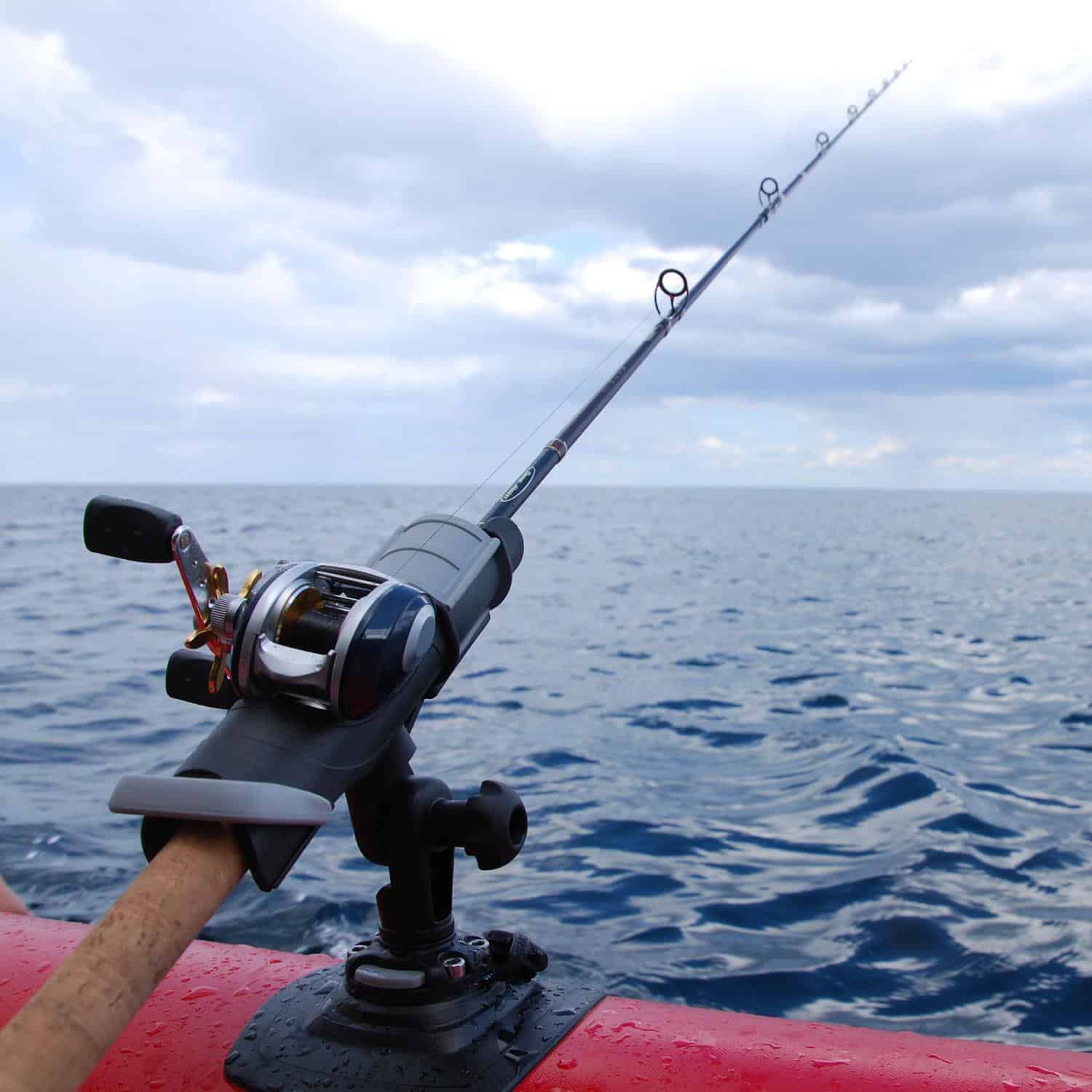 Borika FASTen Fishing Rod Holder Kit Inflatable Boat