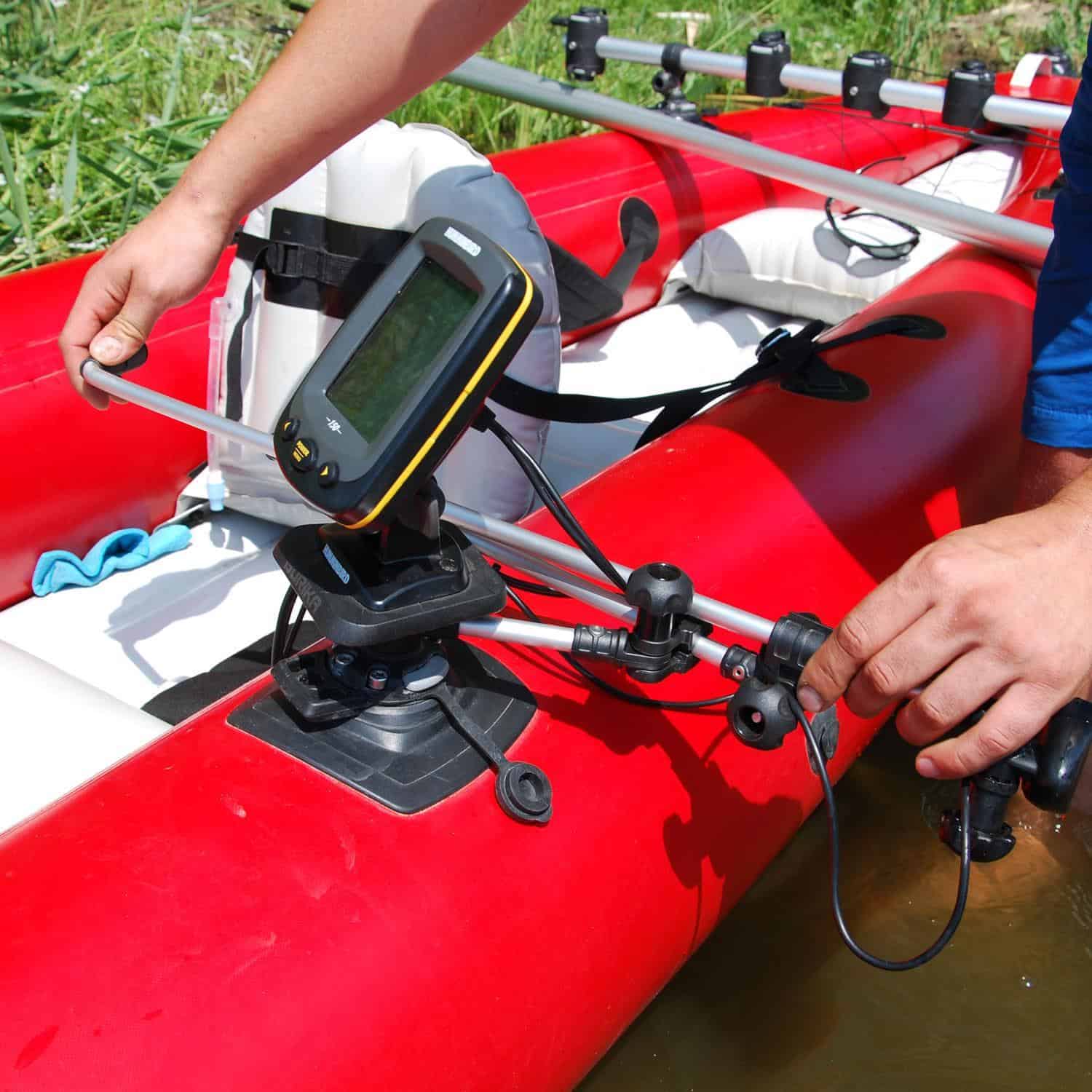 Borika FASTen Fishfinder Mount with Transducer Attachment and Mount Kit for a SIB