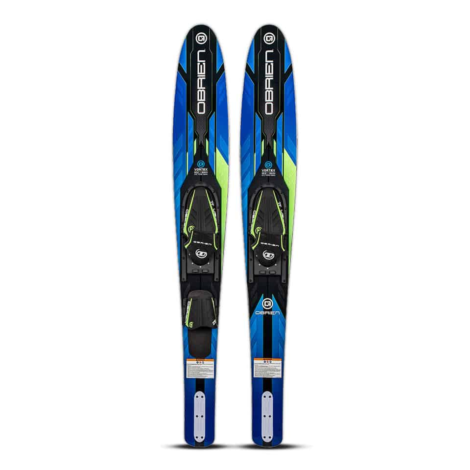 O'Brien Vortex Combo Water Skis 65.5in Blue with X7 Bindings