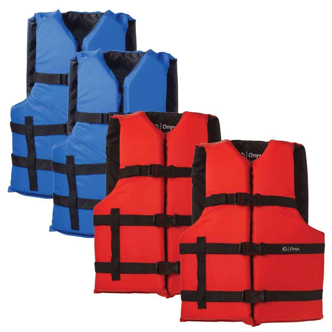 Full Throttle Adult Universal Vest 4 Pack