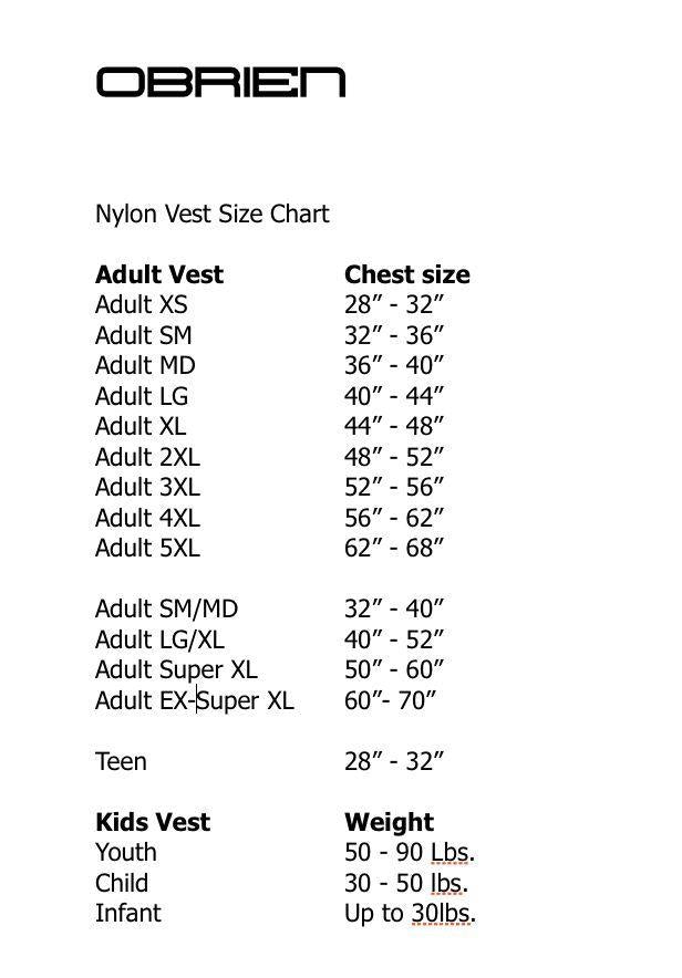 OBrien 4 Belt Pro Buoyancy Aid